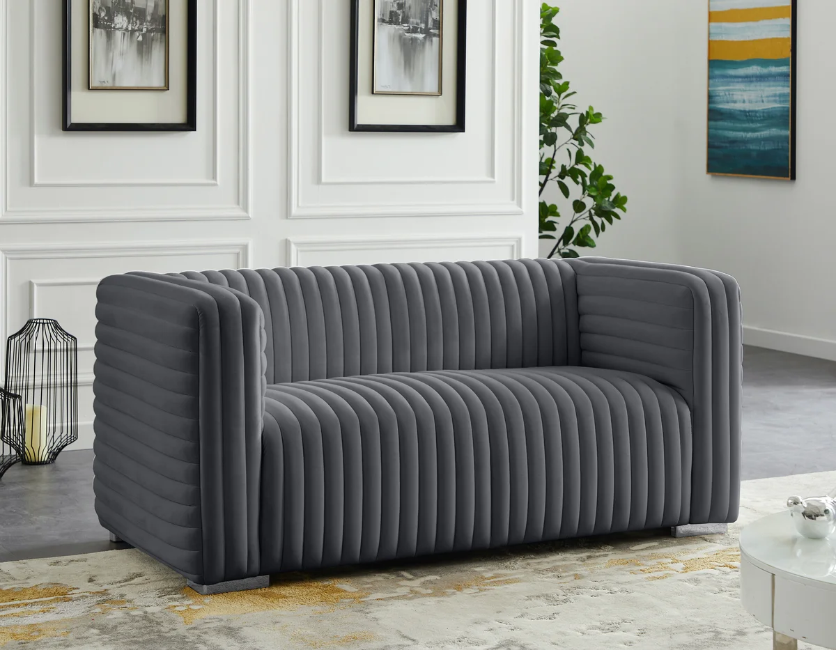 Ravish - Loveseat - Gray