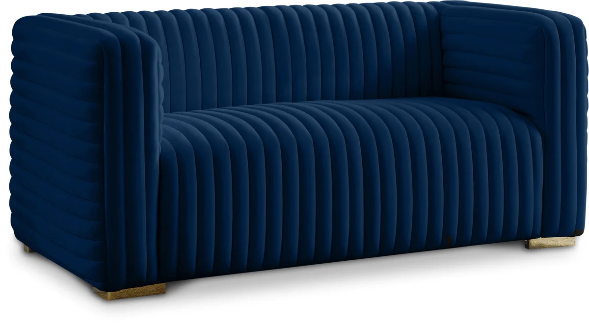 Ravish - Loveseat - Navy