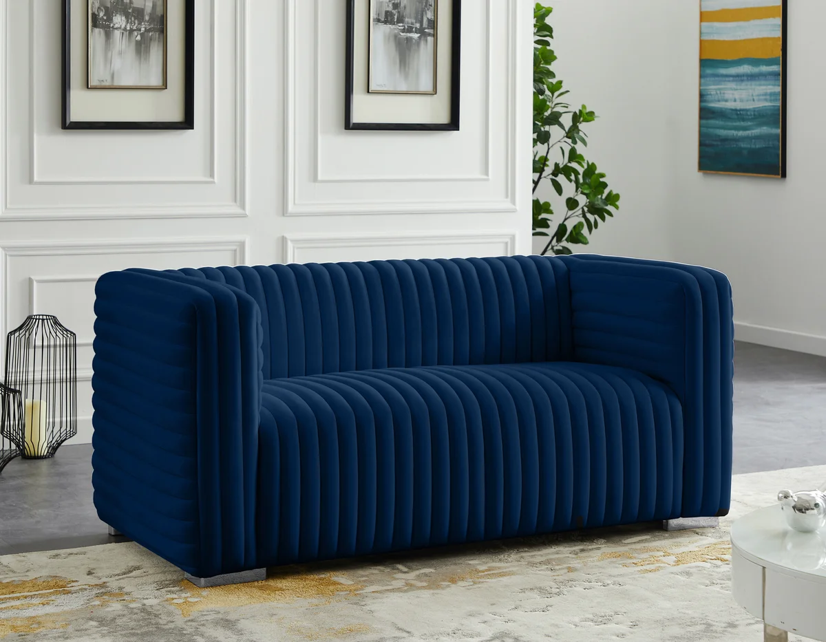 Ravish - Loveseat - Navy
