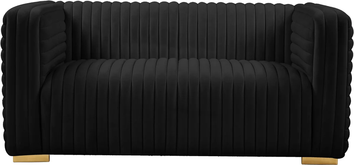 Ravish - Loveseat - Black