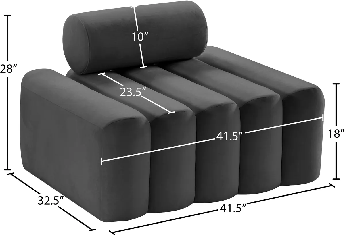 Melody - Chair - Gray