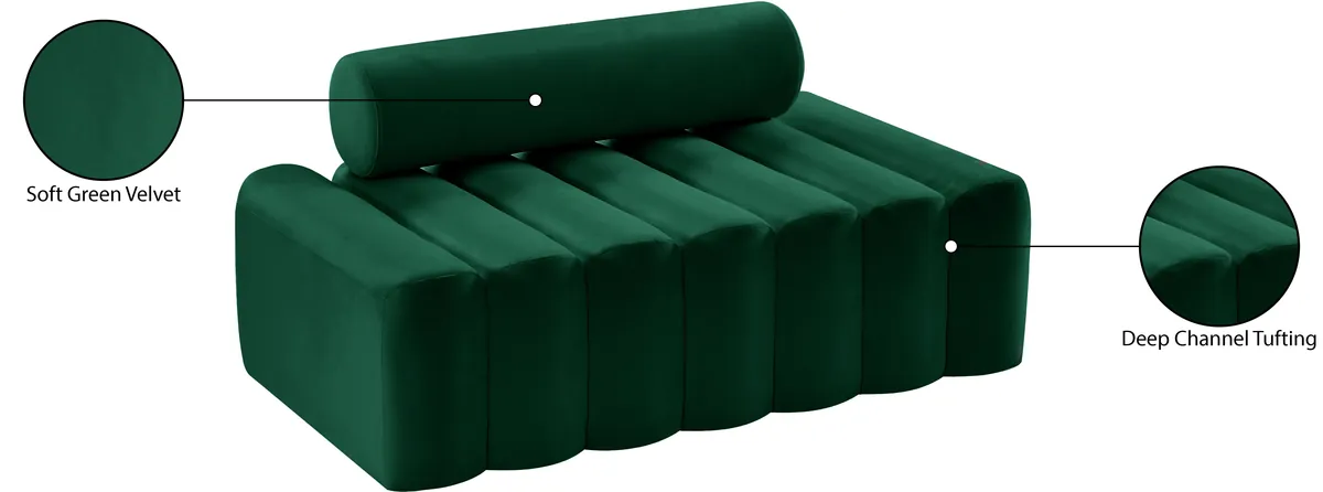Melody - Loveseat - Green