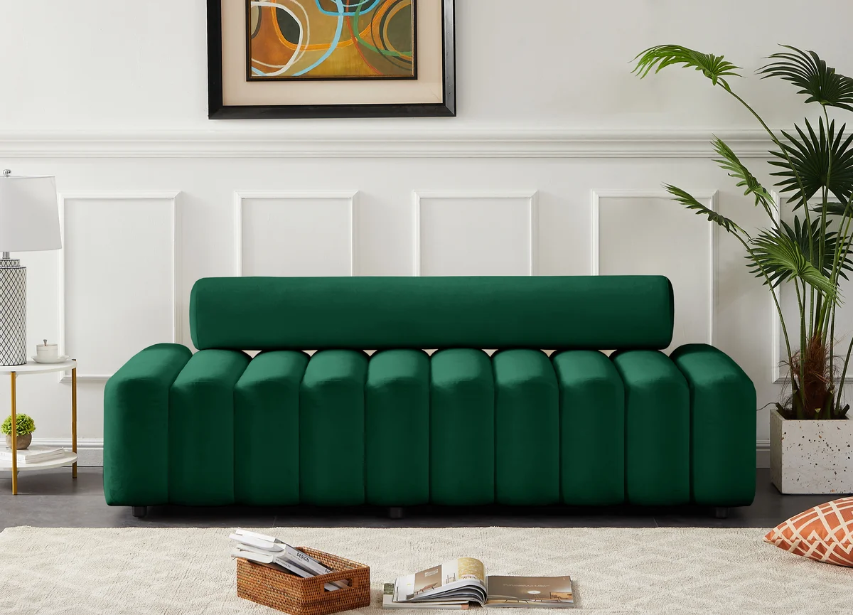 Melody - Sofa - Green - View 2