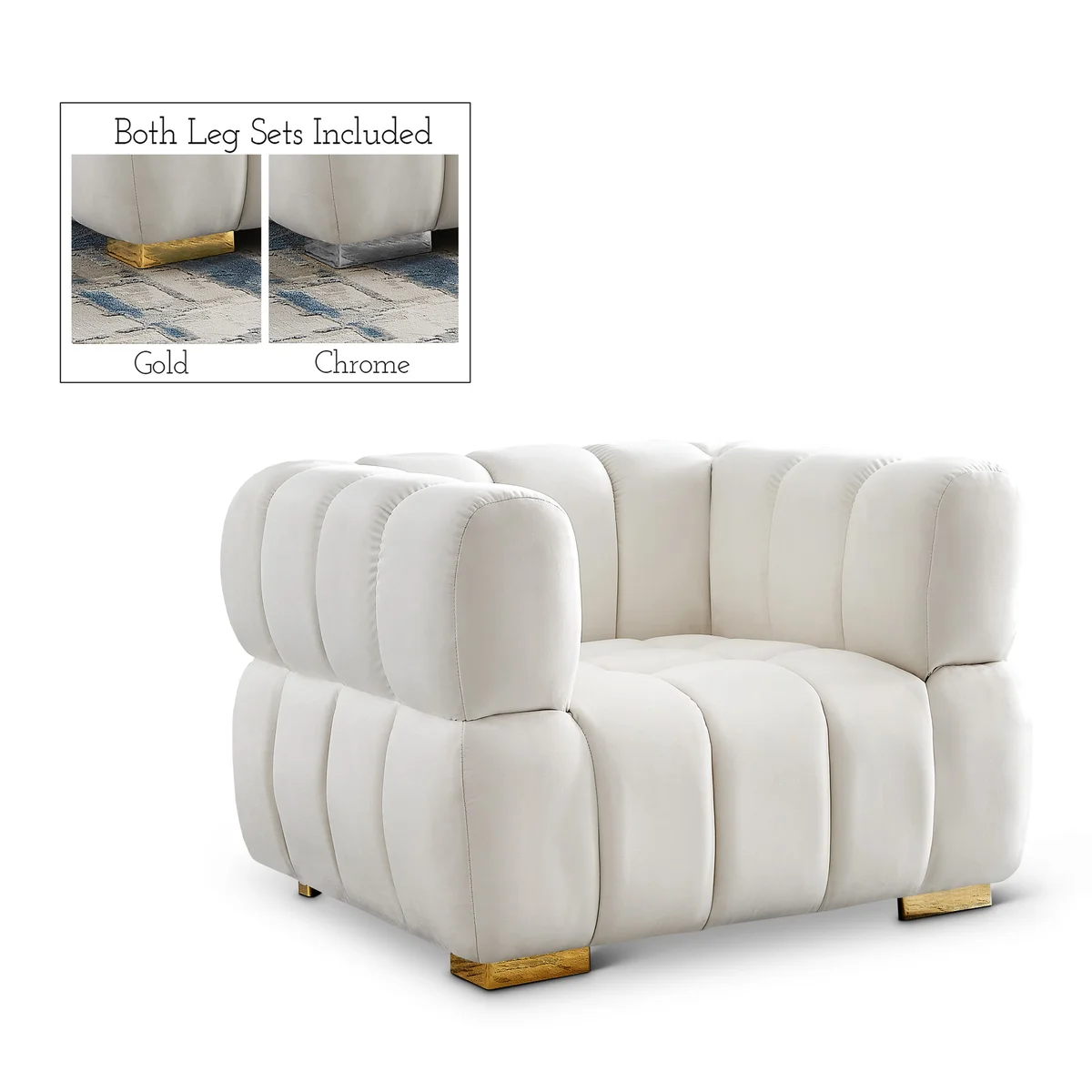 Gwen - Chair - Cream