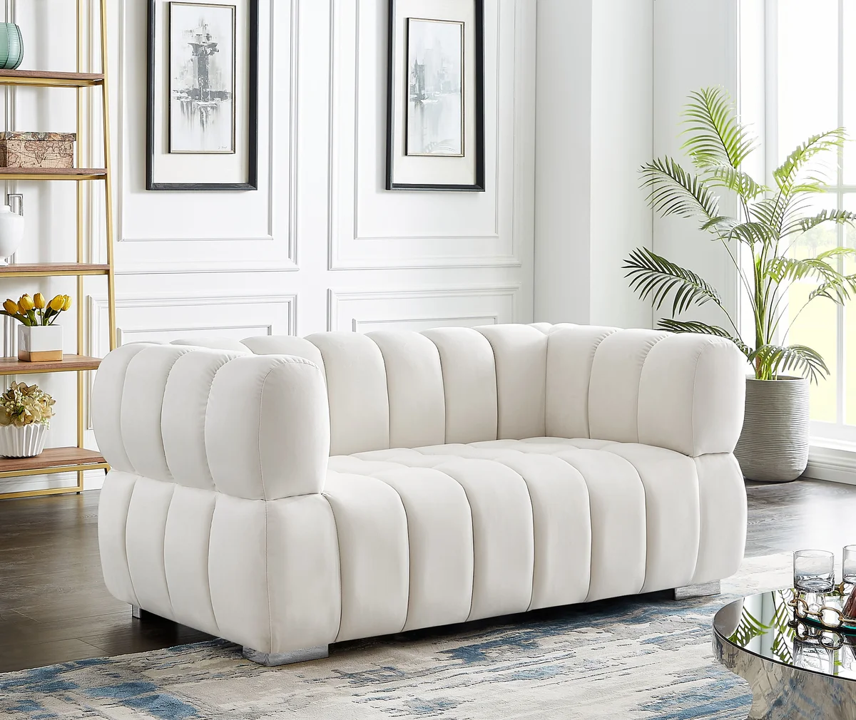 Gwen - Loveseat - Cream