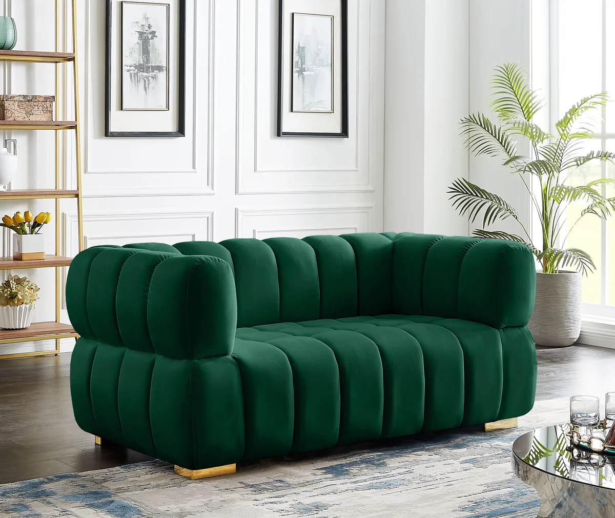 Gwen - Loveseat - Green