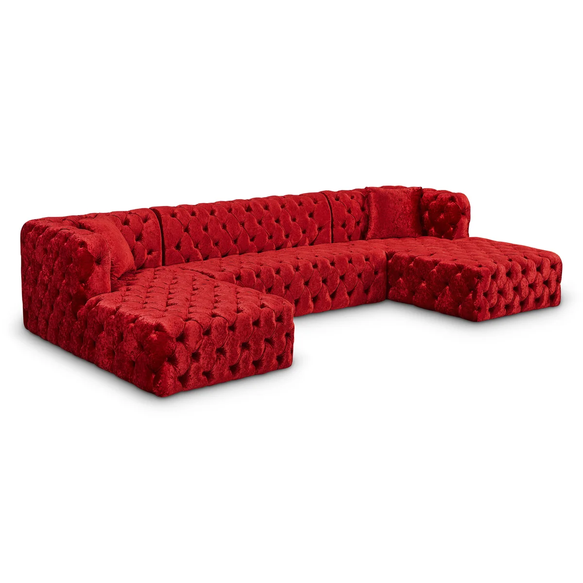 Coco - 3 Piece Sectional - Red