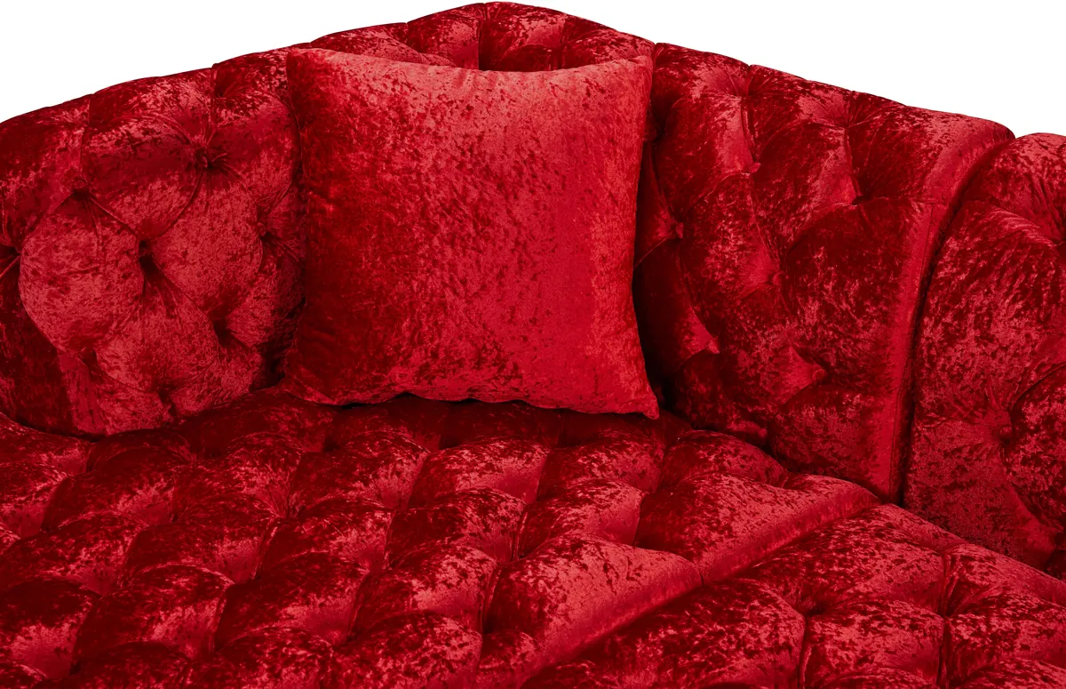 Coco - 3 Piece Sectional - Red