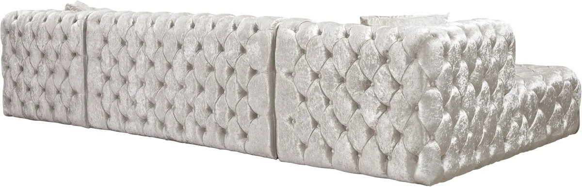 Coco - 3 Piece Sectional - White