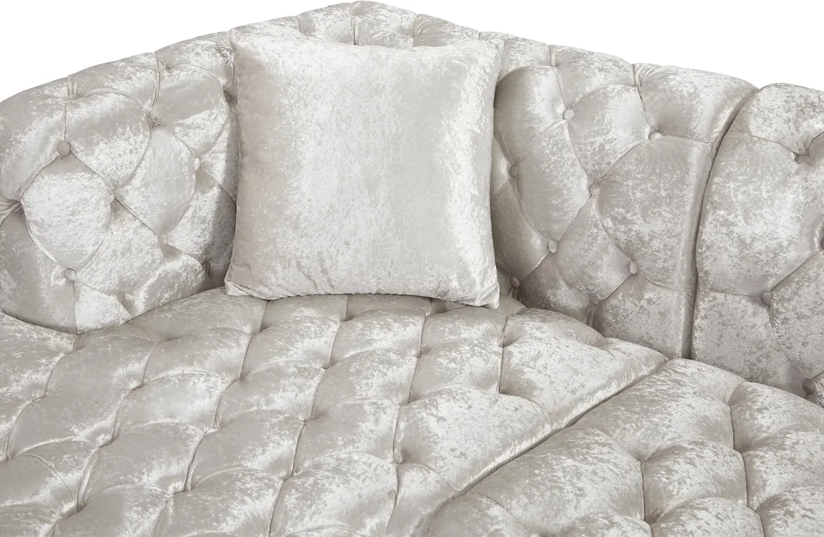 Coco - 3 Piece Sectional - White