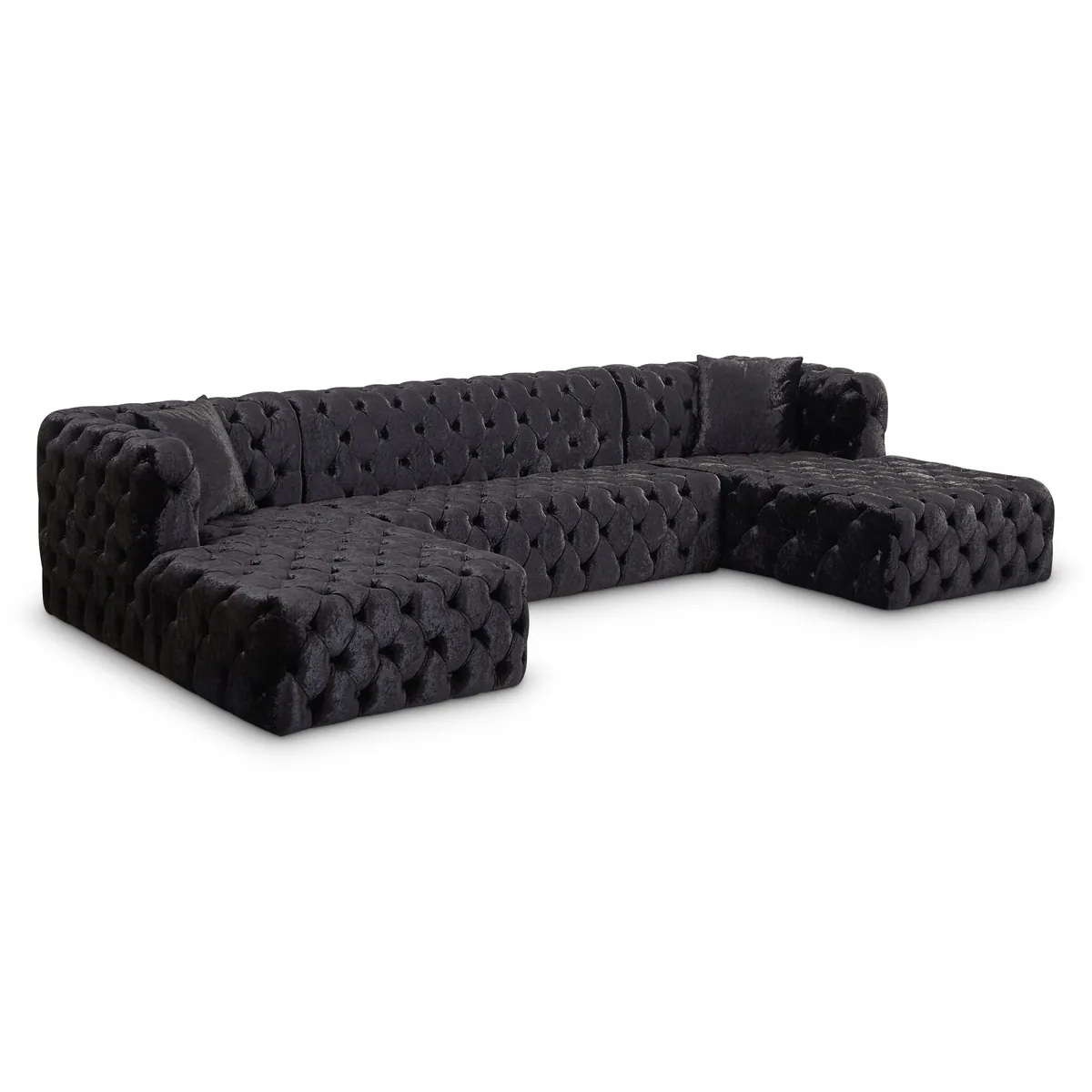 Coco - 3 Piece Sectional - Black