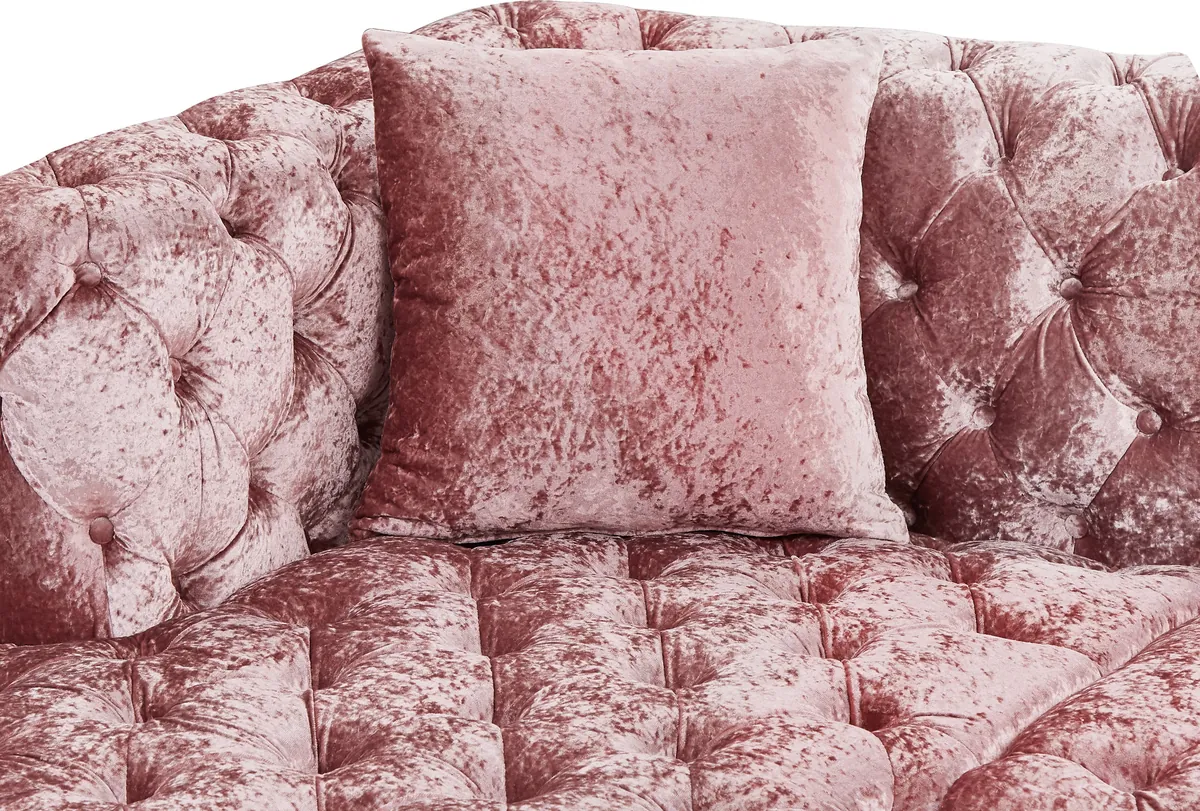 Coco - 3 Piece Sectional - Pink