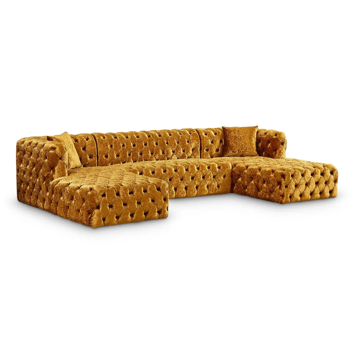 Coco - 3 Piece Sectional - Gold