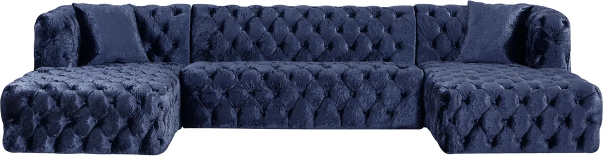 Coco - 3 Piece Sectional - Navy