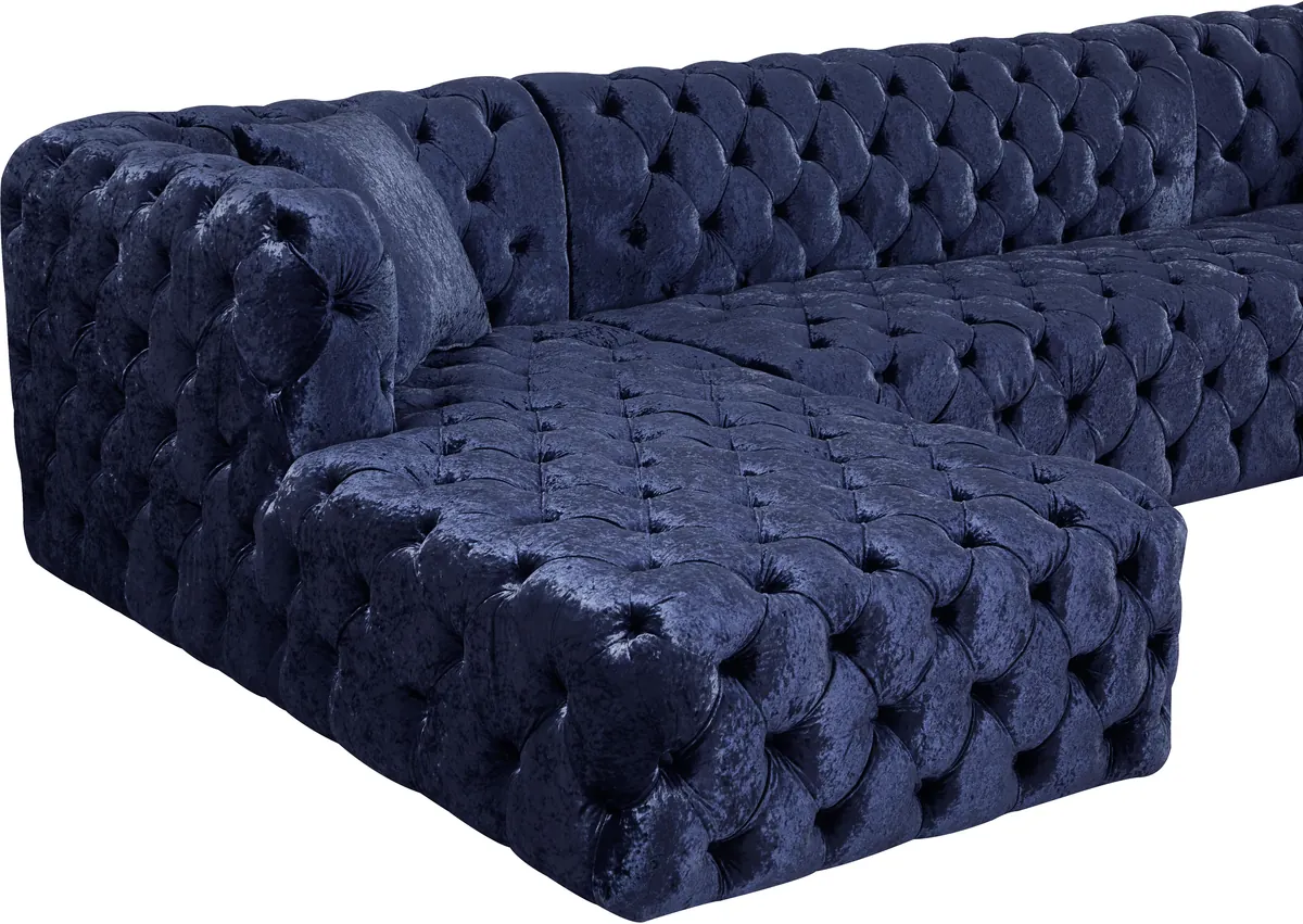 Coco - 3 Piece Sectional - Navy