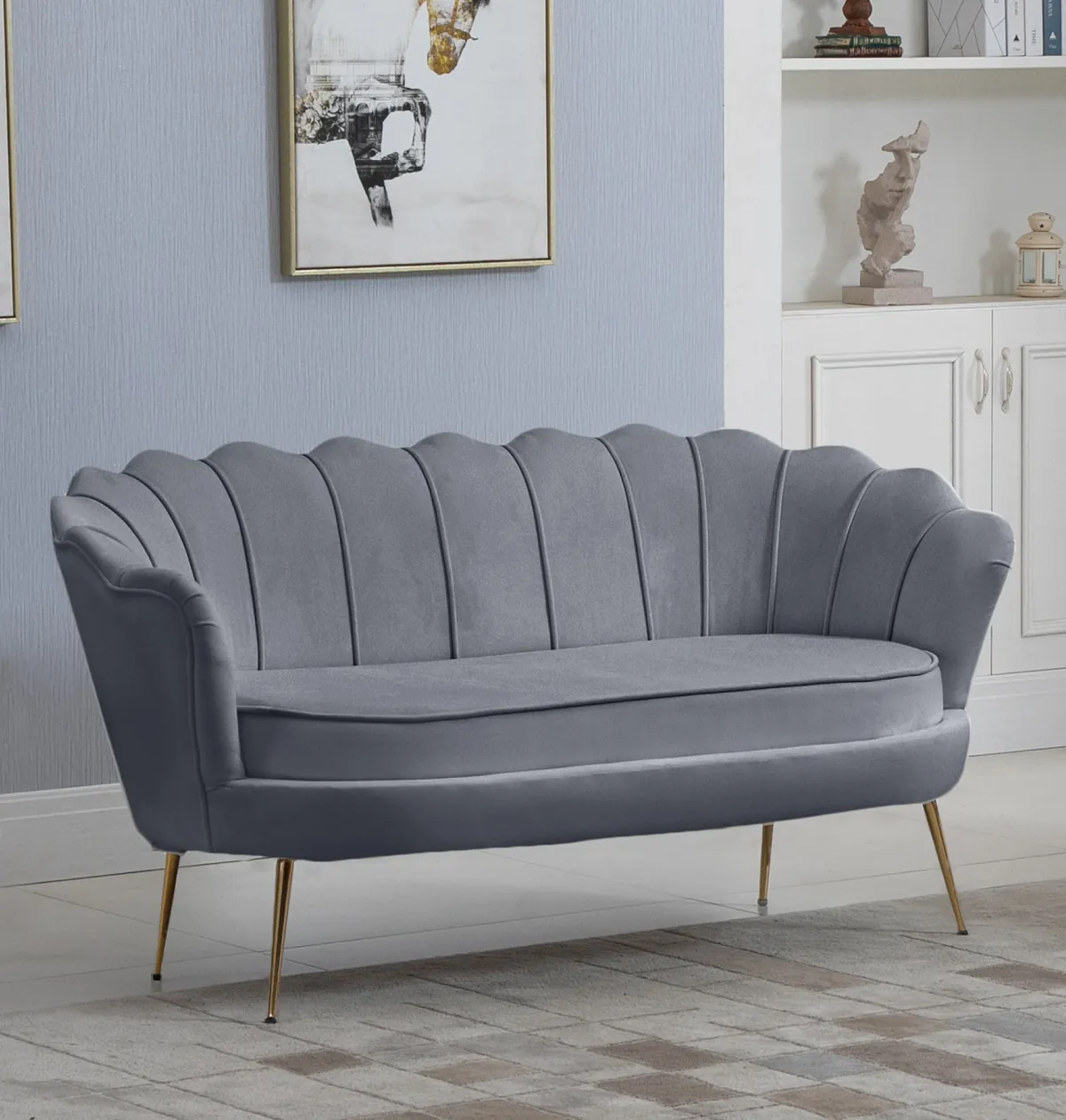 Gardenia - Loveseat - Gray