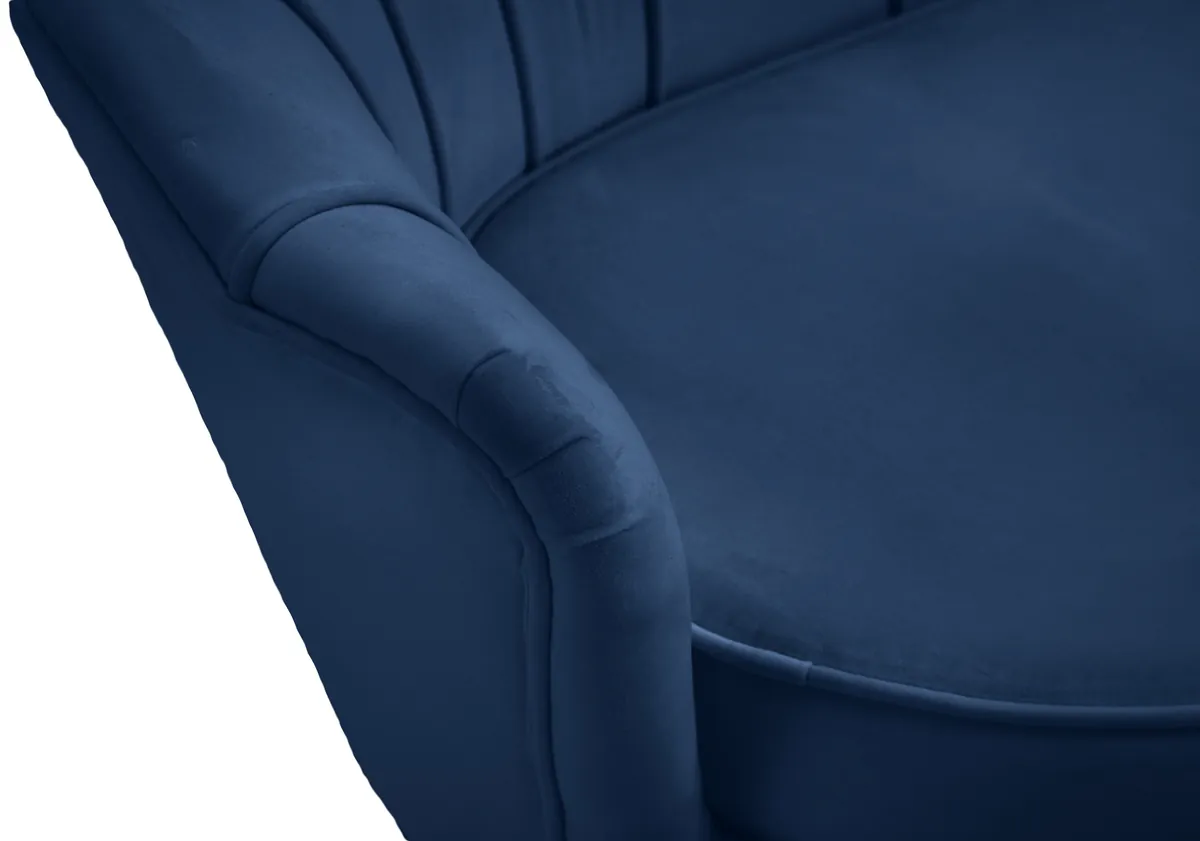 Gardenia - Loveseat - Navy