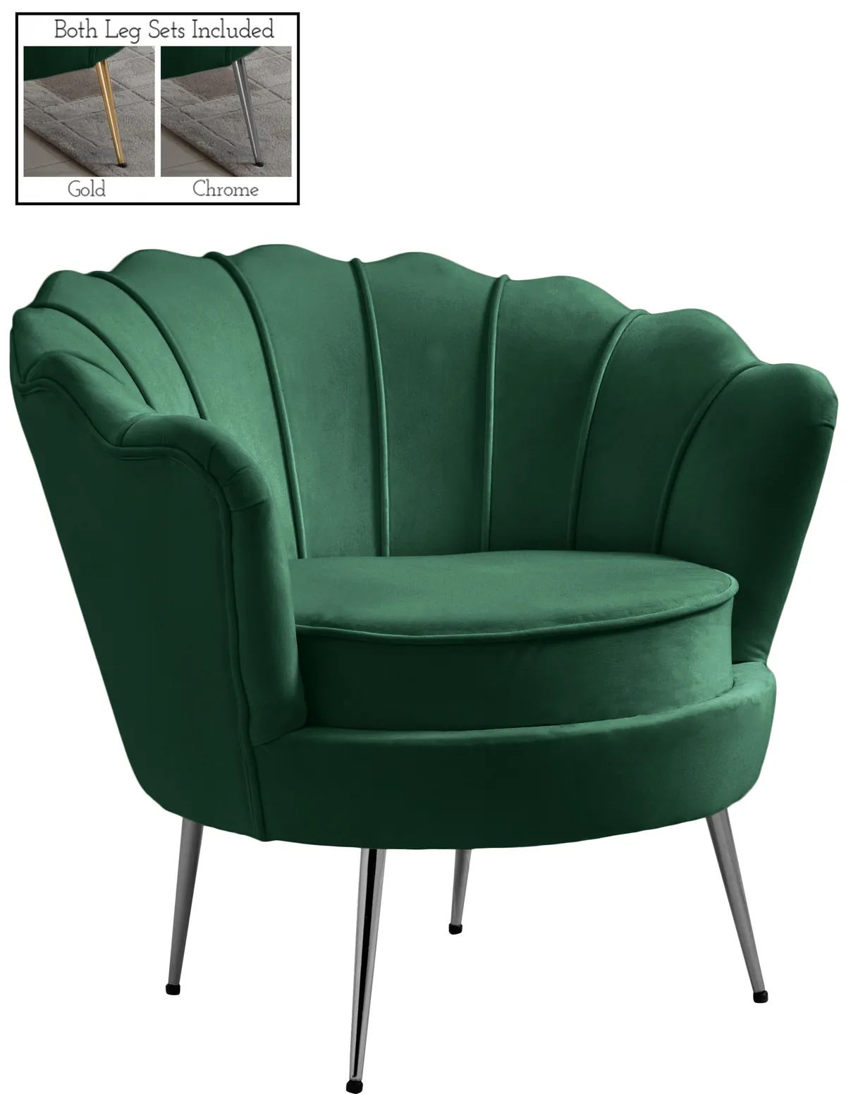 Gardenia - Chair - Green - View 2