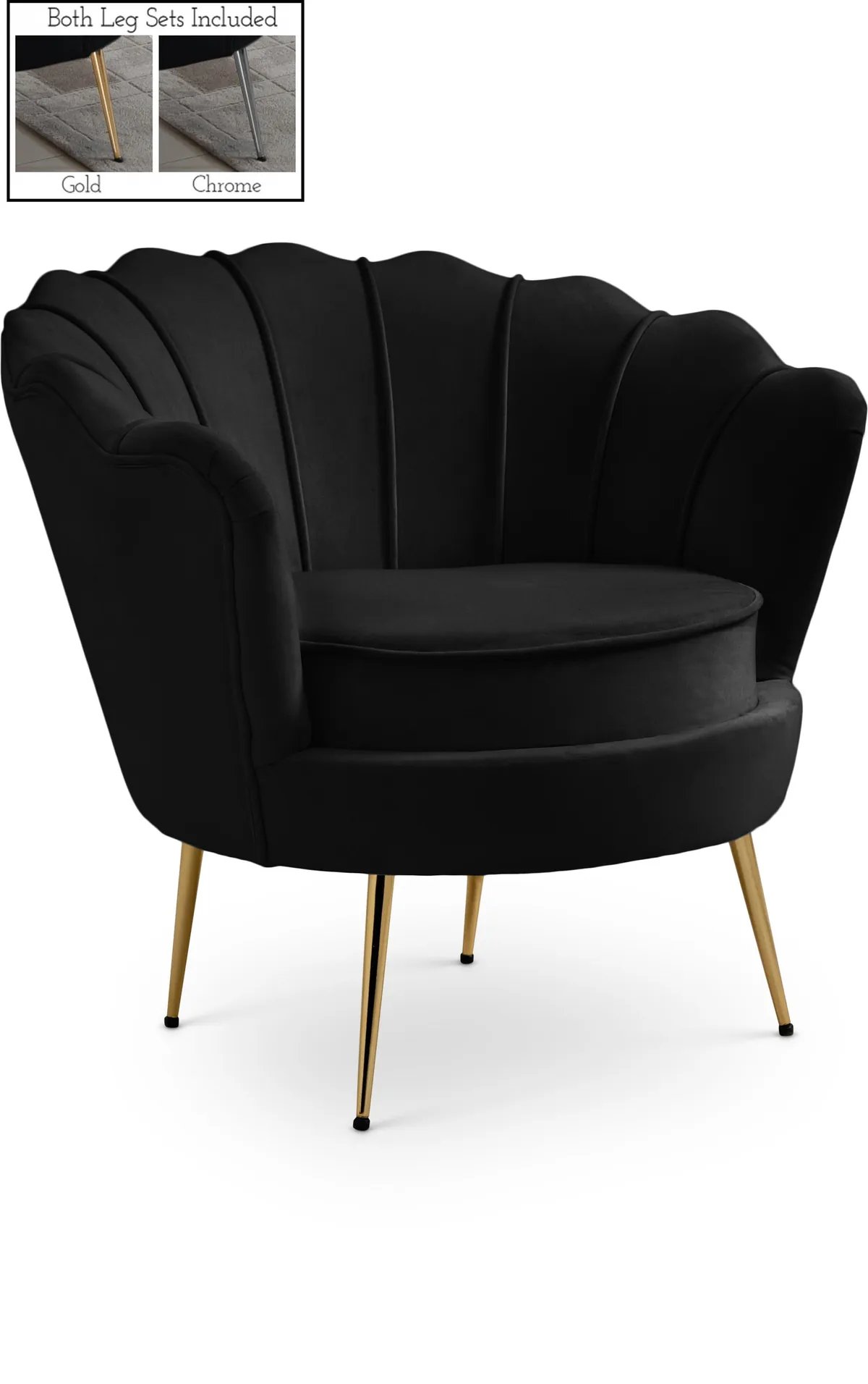 Gardenia - Chair - Black