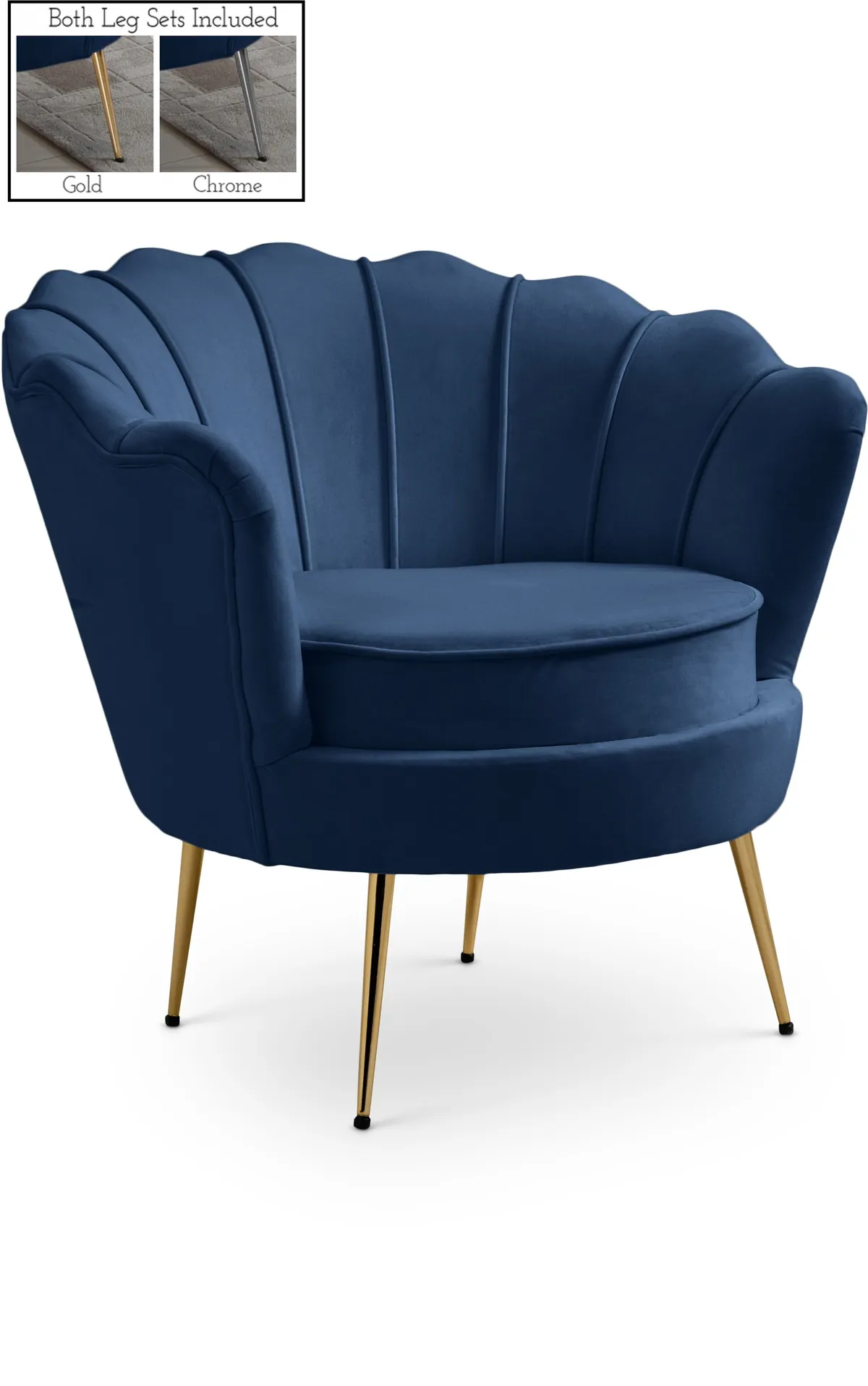 Gardenia - Chair - Navy