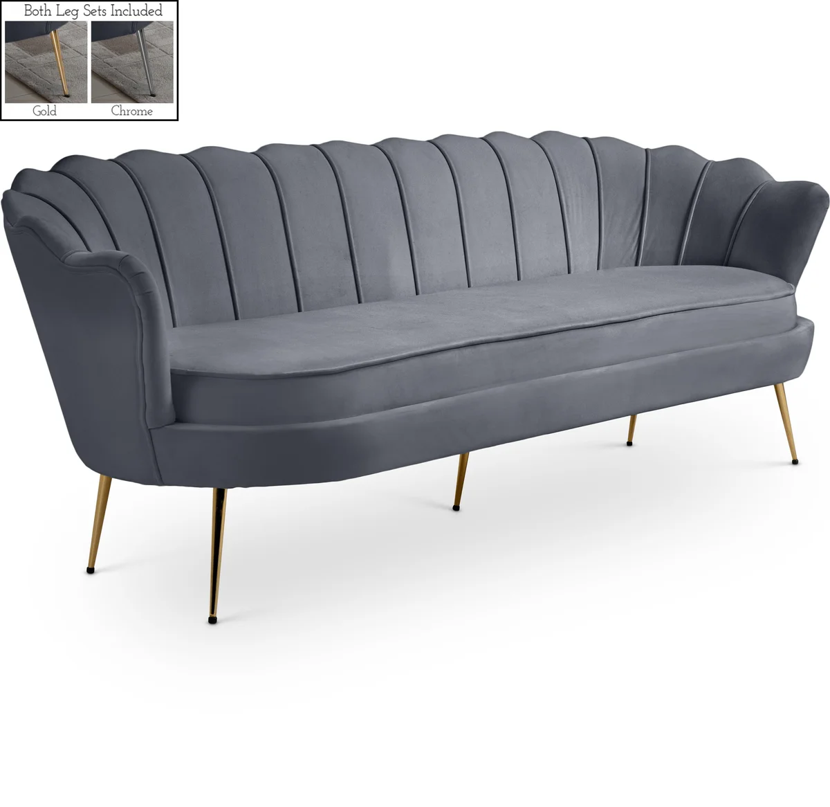 Gardenia - Sofa - Gray