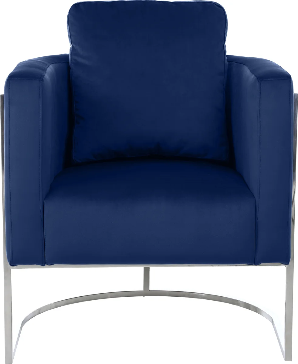 Casa - Chair - Navy - Fabric