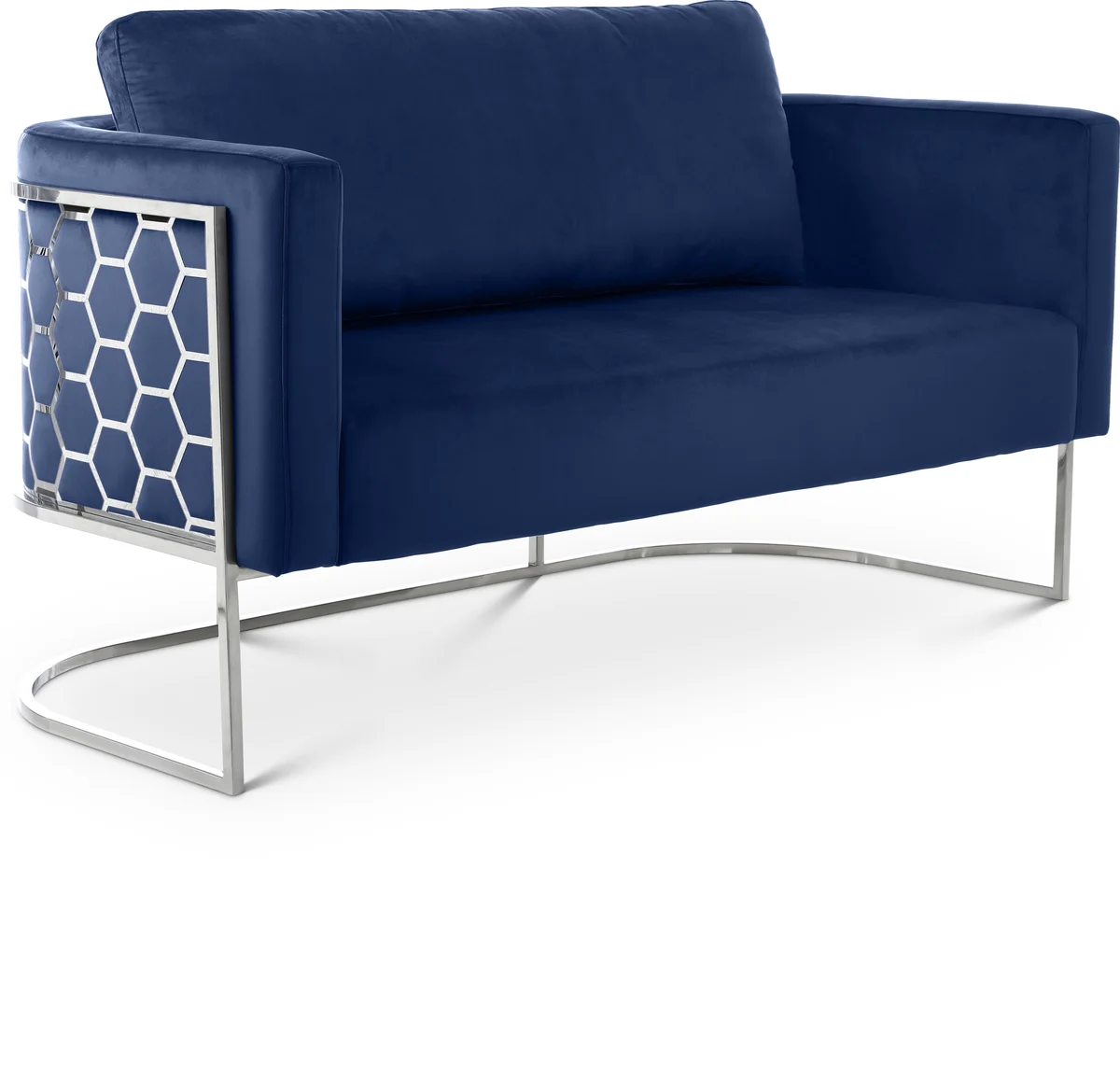 Casa - Loveseat - Navy - Fabric