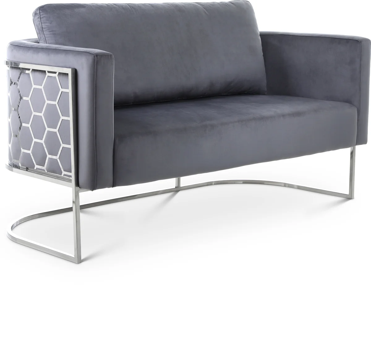 Casa - Loveseat - Gray - Fabric