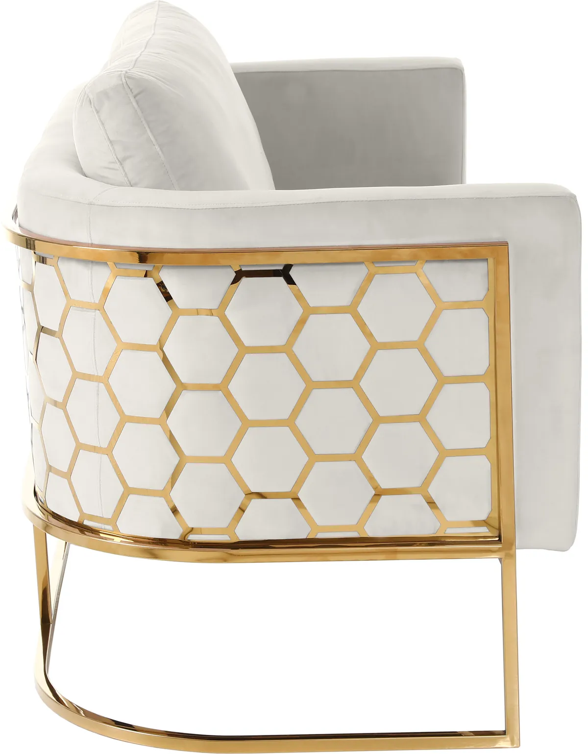 Casa - Loveseat - Cream - Fabric