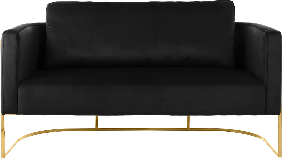 Casa - Loveseat - Black - Fabric