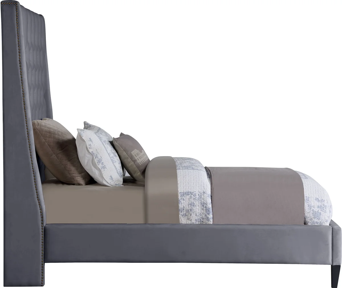 Fritz - Twin Bed - Gray