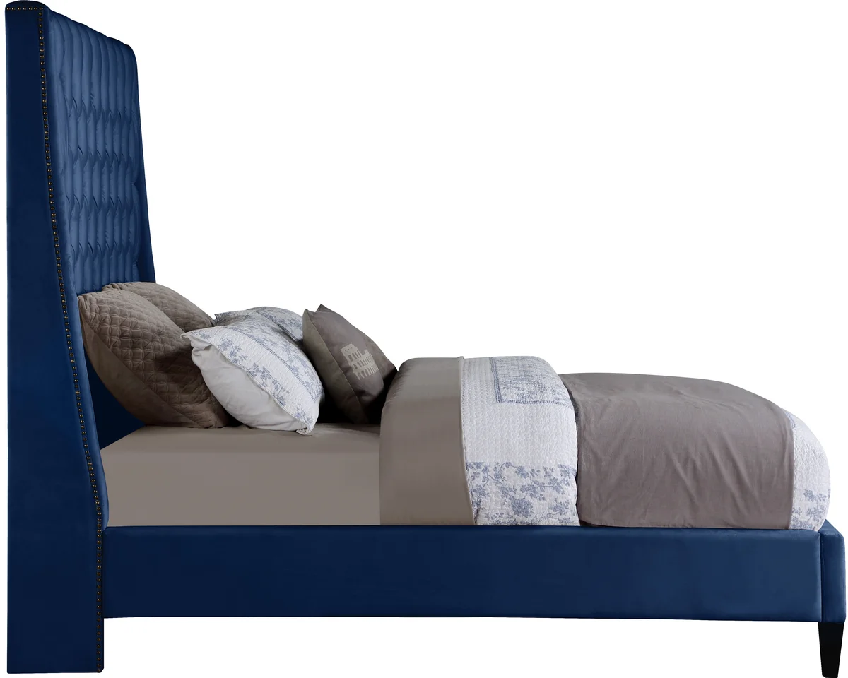 Fritz - King Bed - Navy