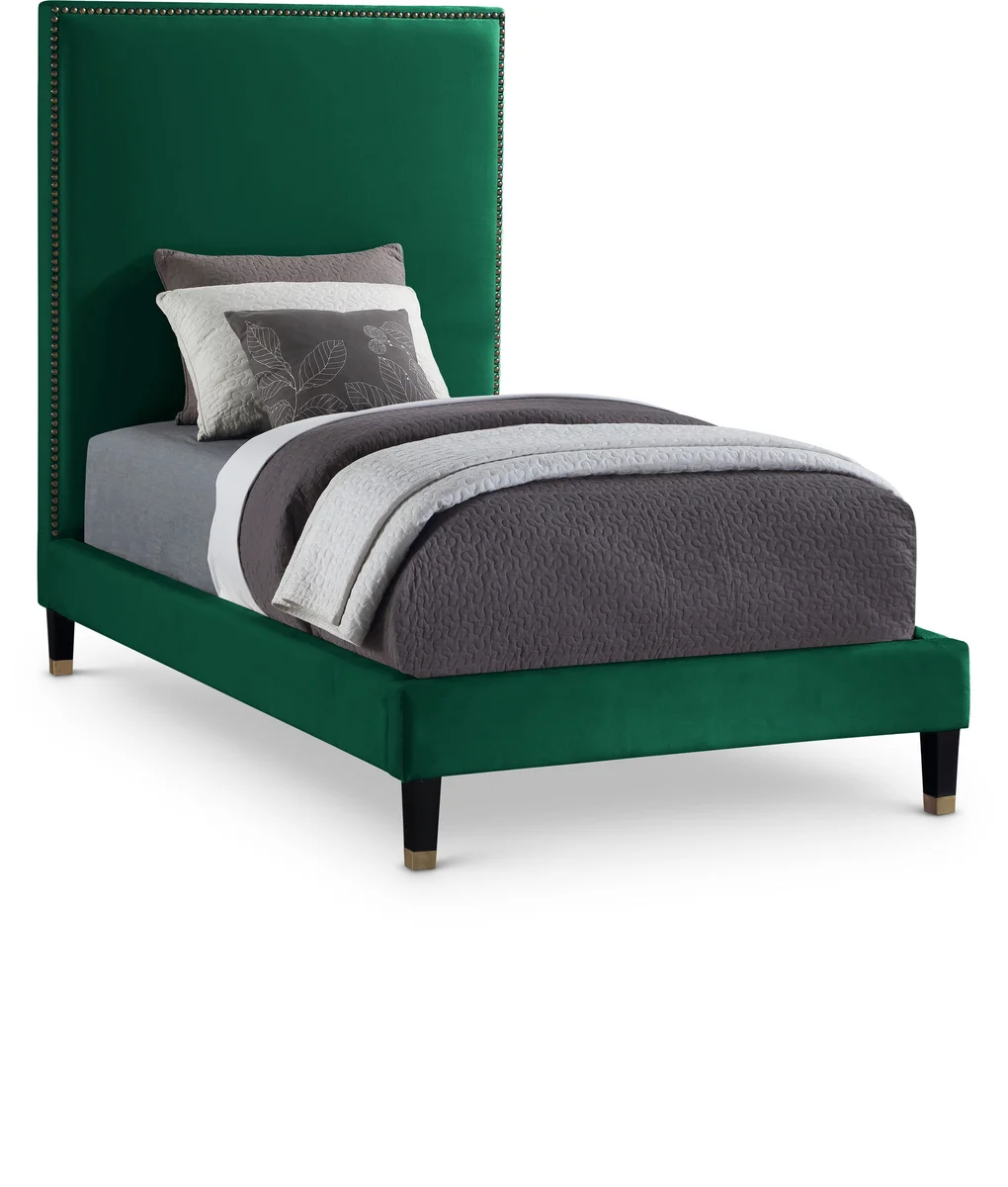 Harlie - Twin Bed - Green