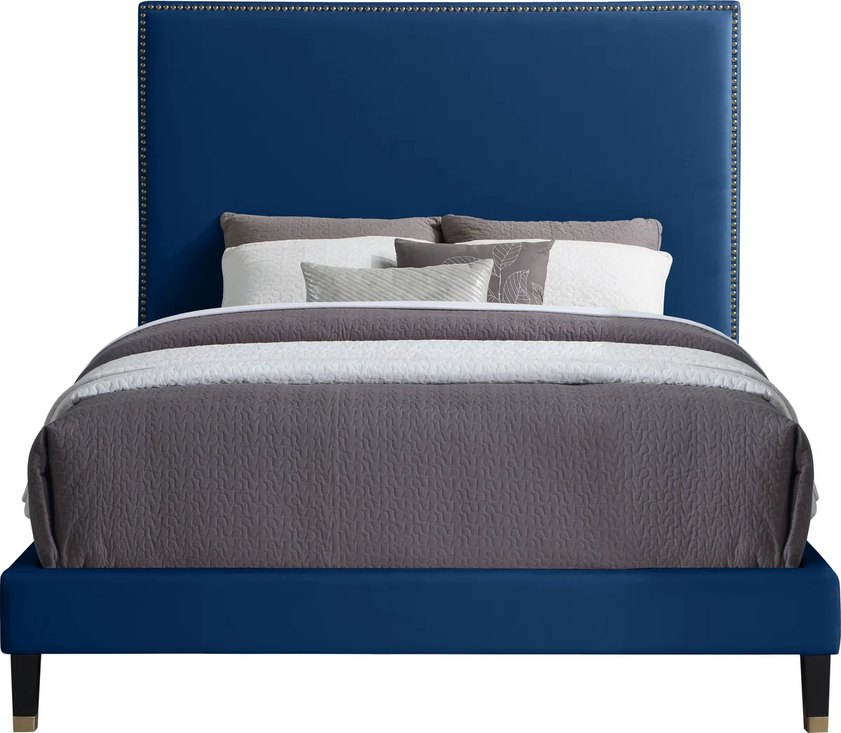 Harlie - Queen Bed - Navy