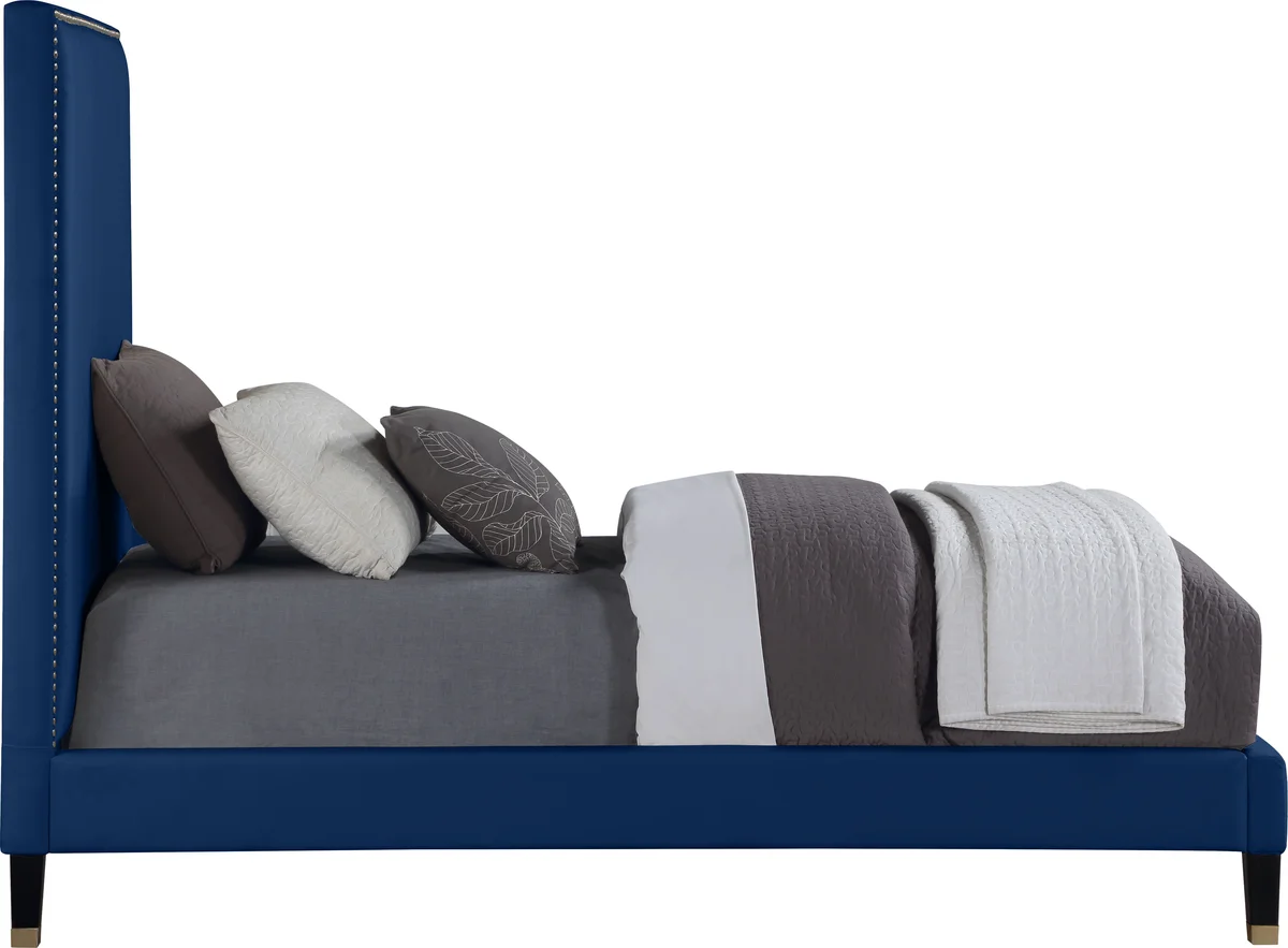 Harlie - Twin Bed - Navy