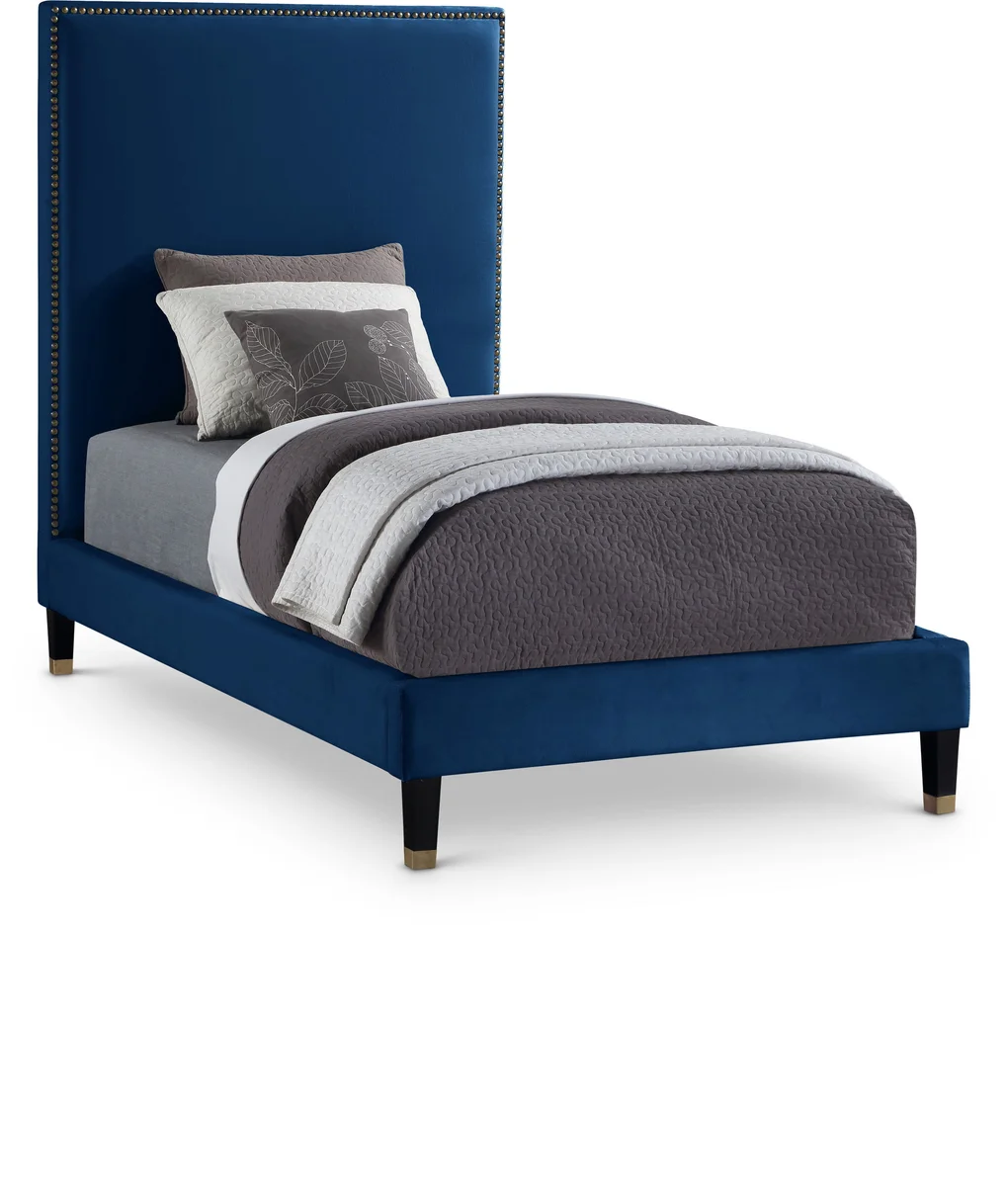 Harlie - Twin Bed - Navy