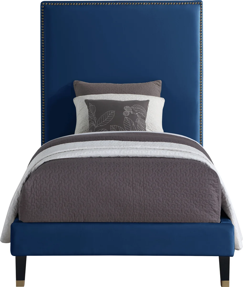 Harlie - Twin Bed - Navy