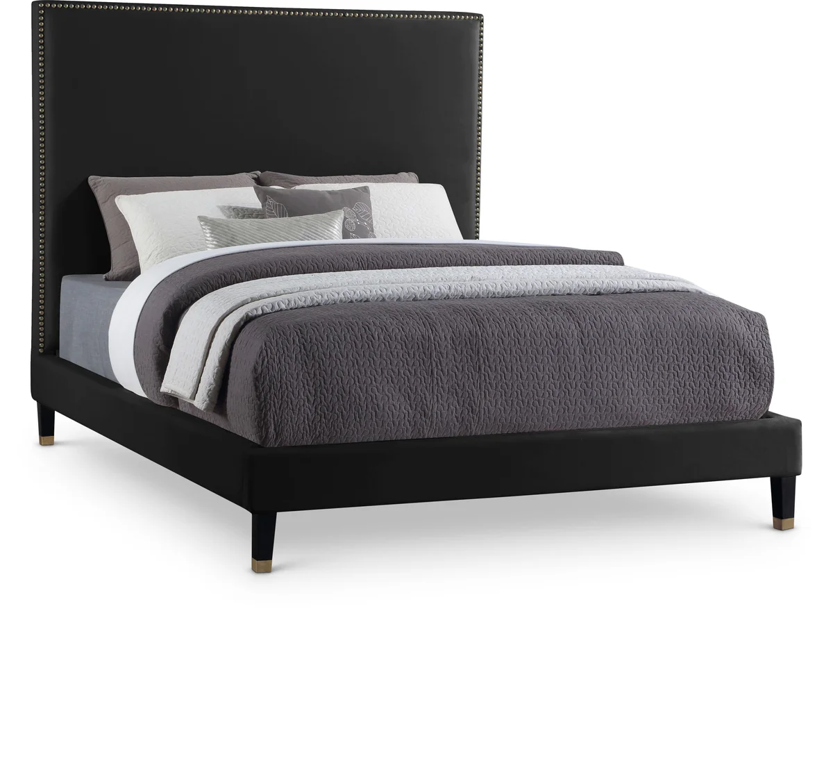 Harlie - Queen Bed - Black