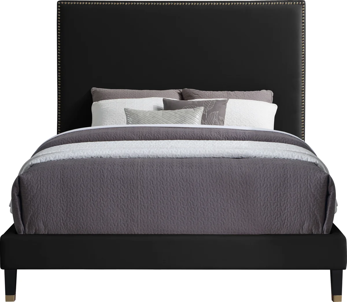 Harlie - Queen Bed - Black
