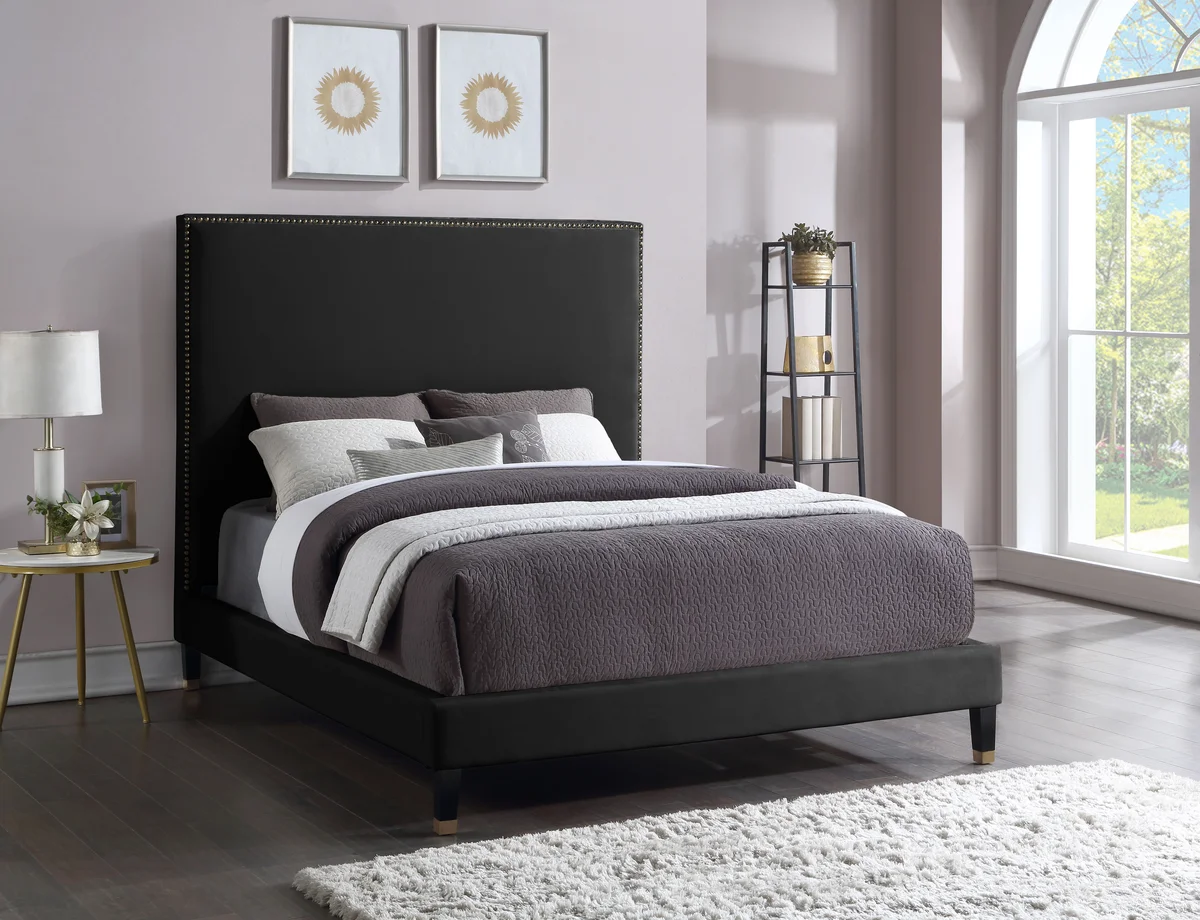 Harlie - Full Bed - Black - View 2