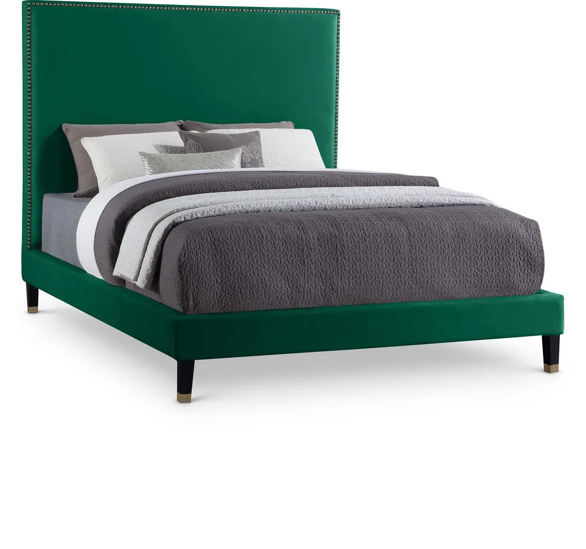 Harlie - King Bed - Green