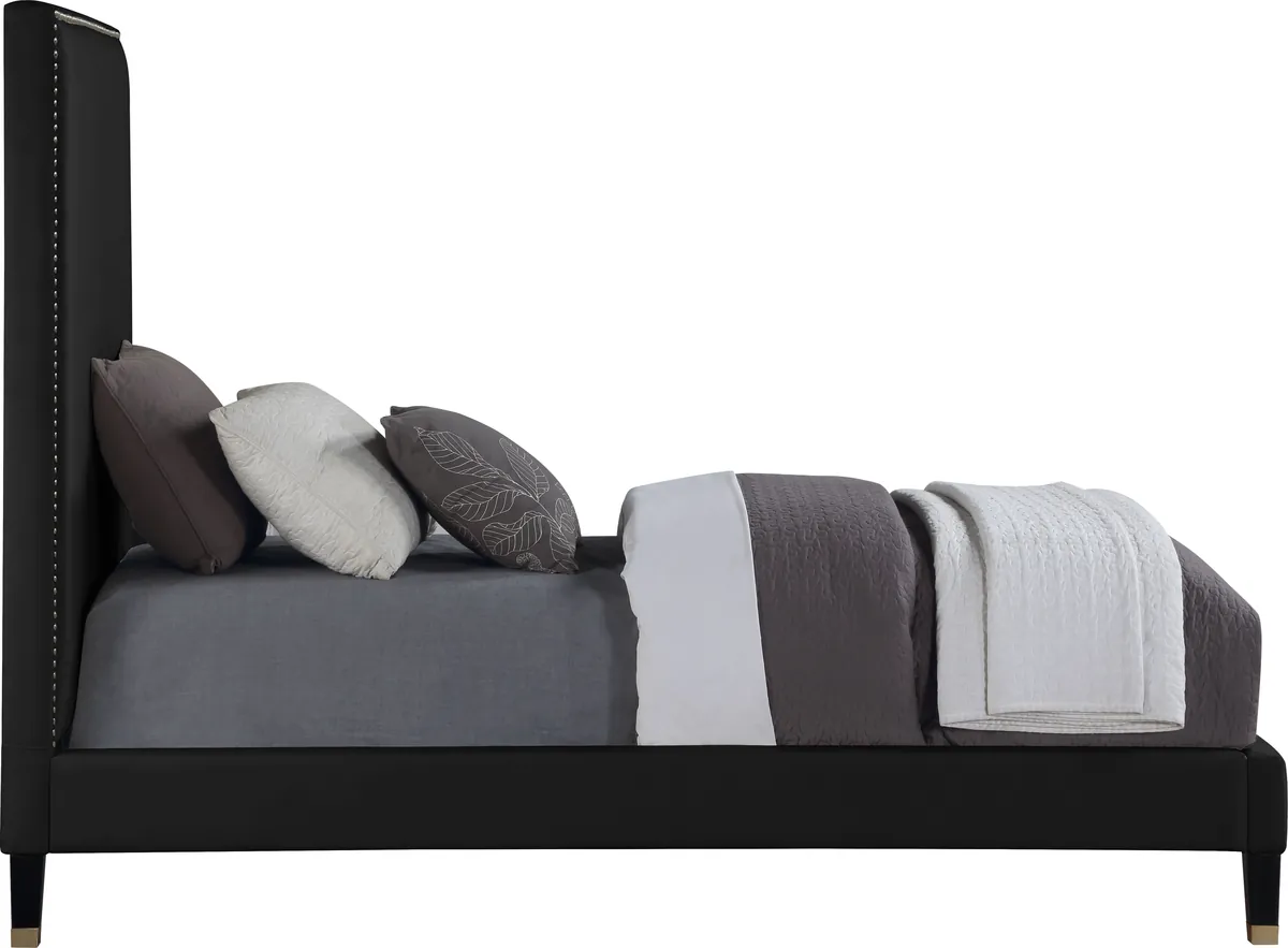 Harlie - Twin Bed - Black