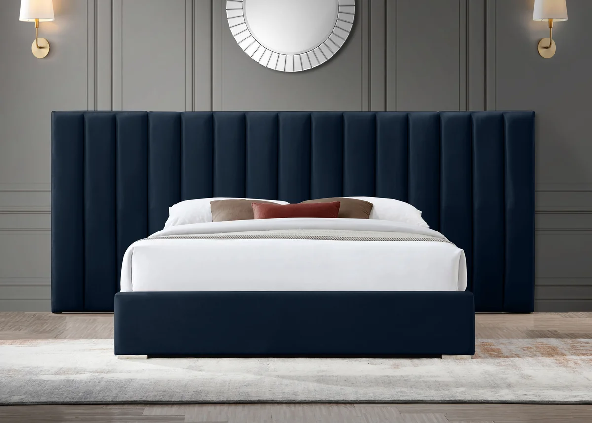 Pablo - Queen Bed - Navy