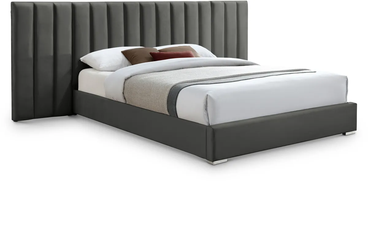 Pablo - Queen Bed - Gray