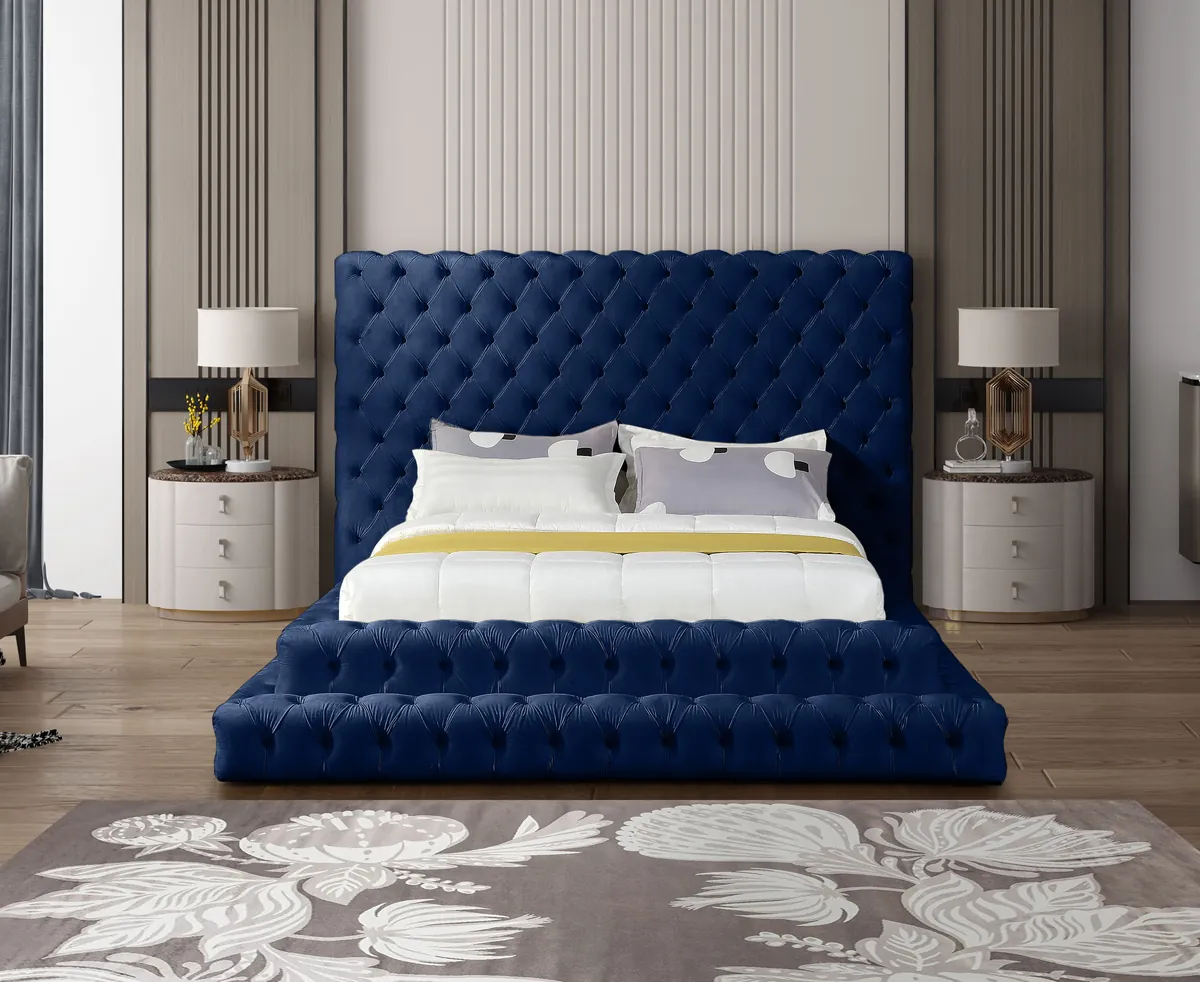 Revel - Queen Bed - Navy