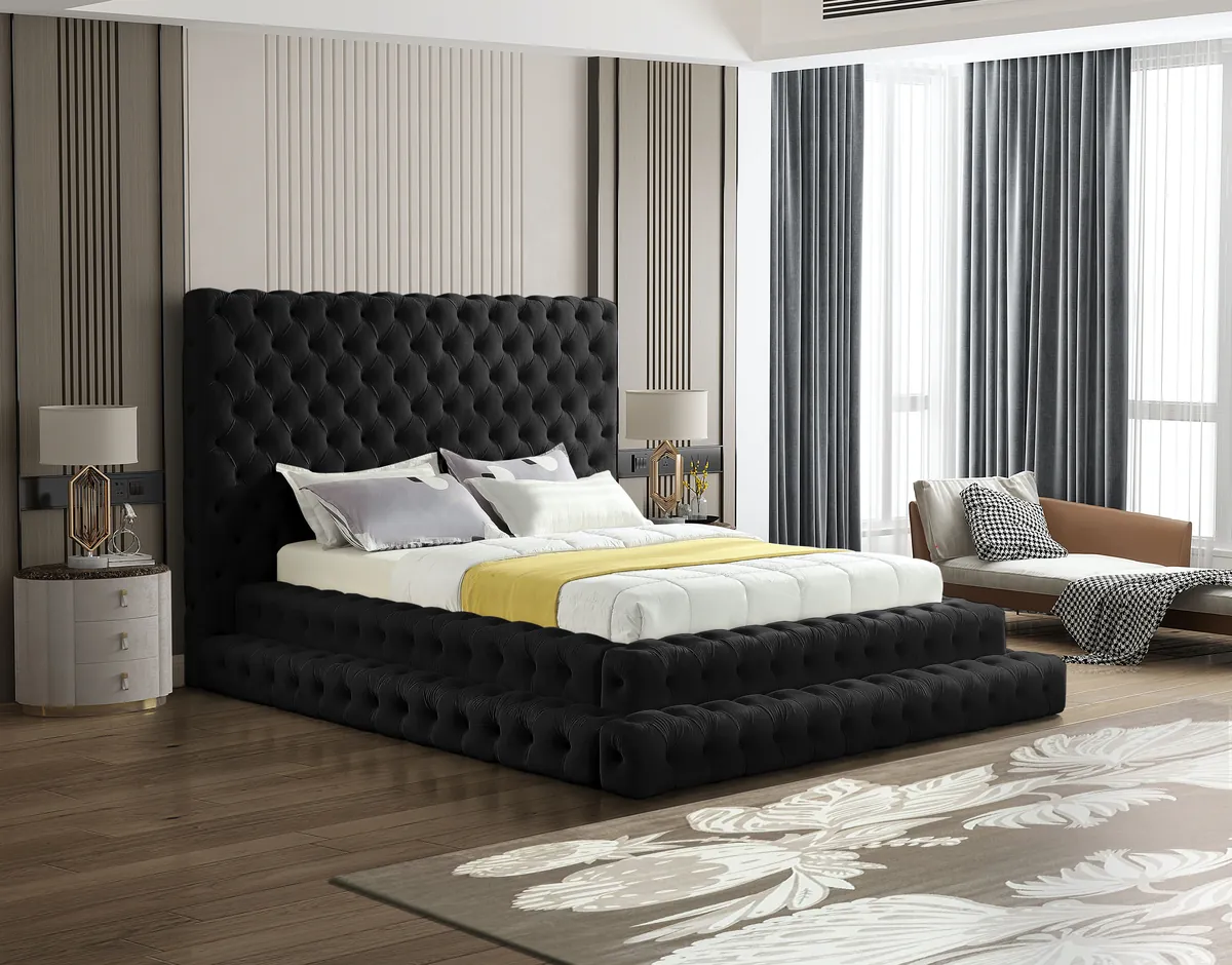 Revel - Queen Bed - Black - View 2