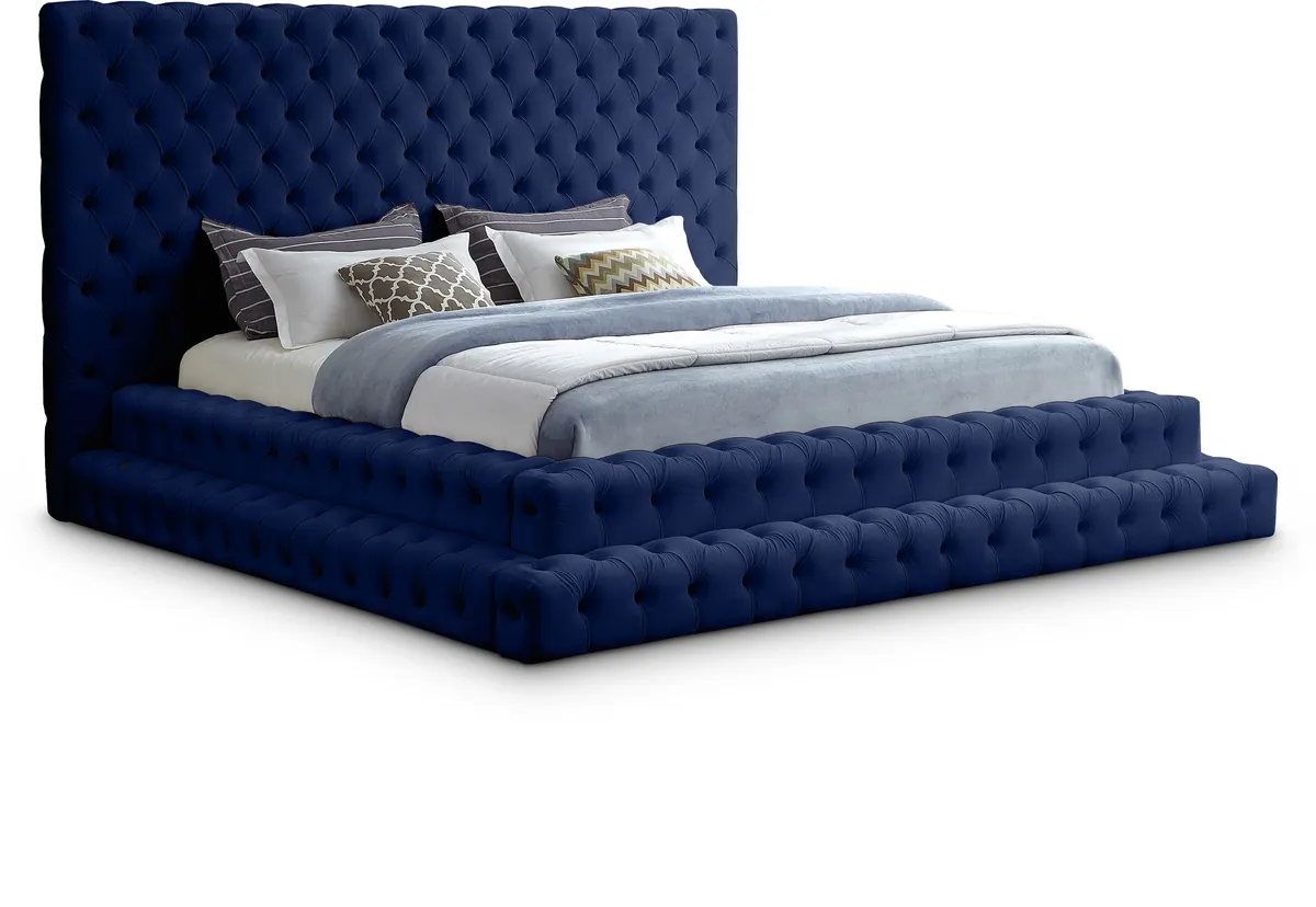 Revel - King Bed - Navy