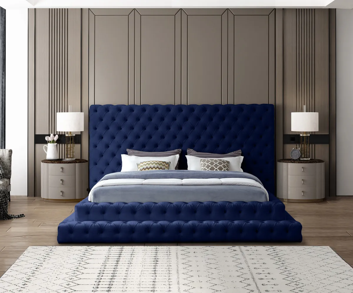 Revel - King Bed - Navy
