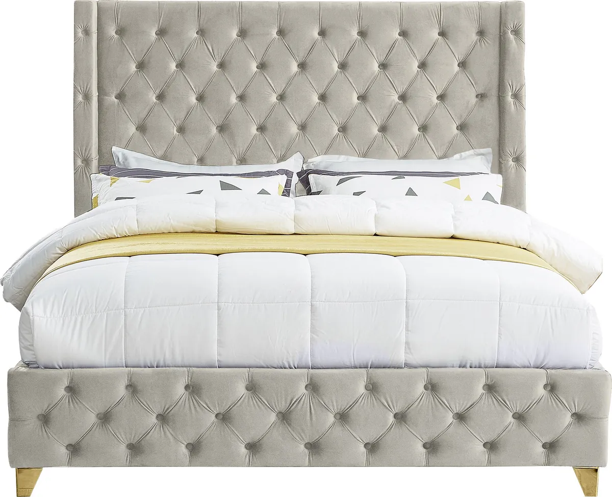 Savan - Queen Bed - Cream