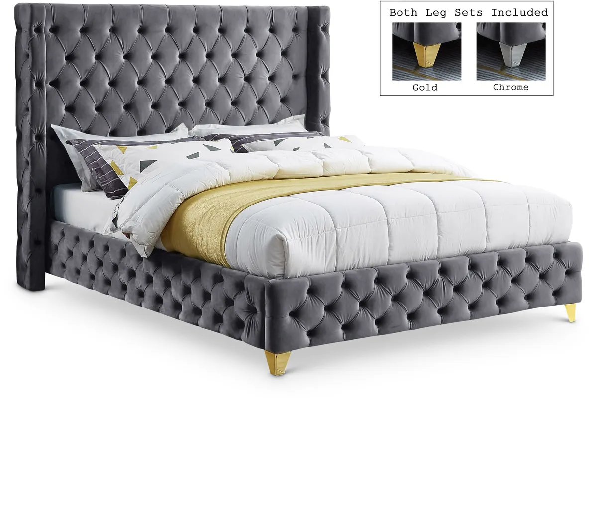 Savan - Full Bed - Gray